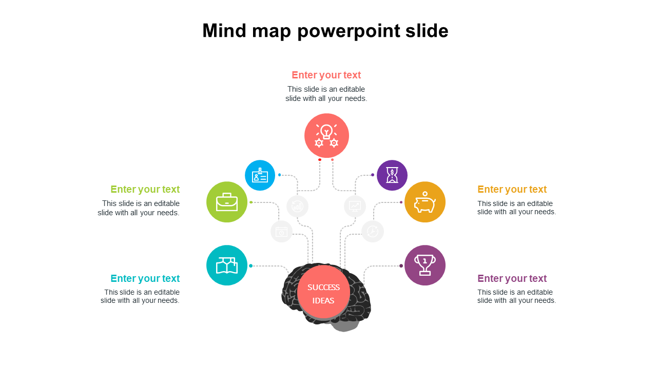 mind map powerpoint slide